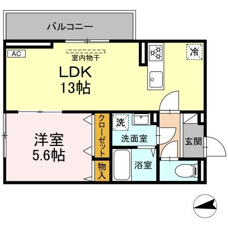 【新築】ベルディールの間取り