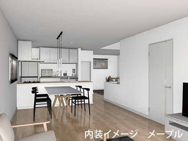 仲介手数料無料　KEIAI　GRACE所沢市北秋津7期・新築全1棟の居間・リビング