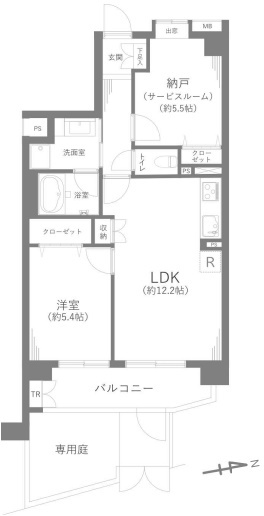 レーベンハイム東武練馬の間取り