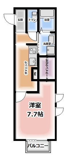 【間取り】 | Nefuelt | １Kのお部屋です