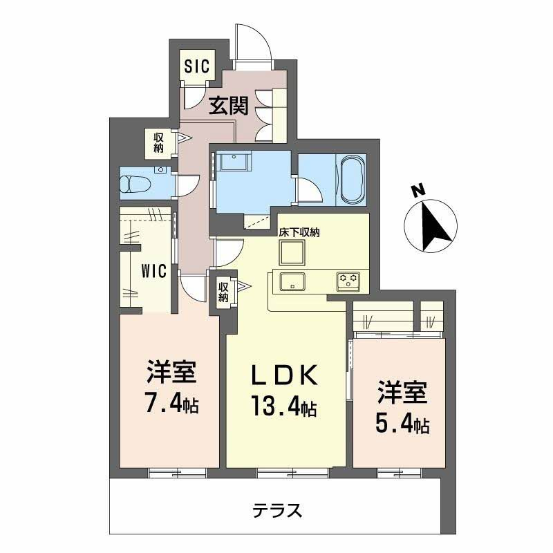 セントリビエ上甲子園の間取り