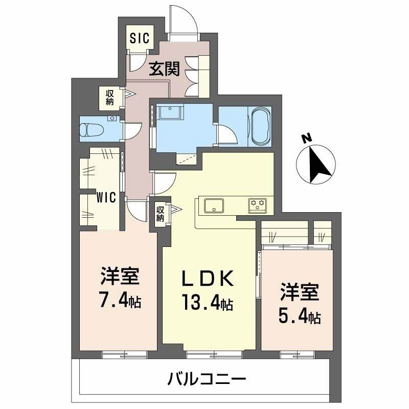 セントリビエ上甲子園の間取り