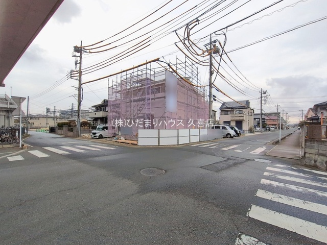 第2久喜南栗橋　新築一戸建て　の前面道路含む現地写真|2026/2/4　撮影