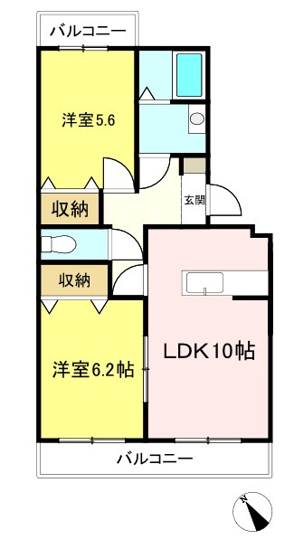 ラ・メゾンAOYAMAの間取り