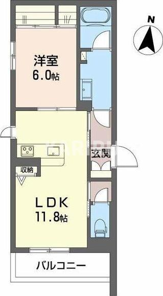 シャーメゾン ボナンザの間取り