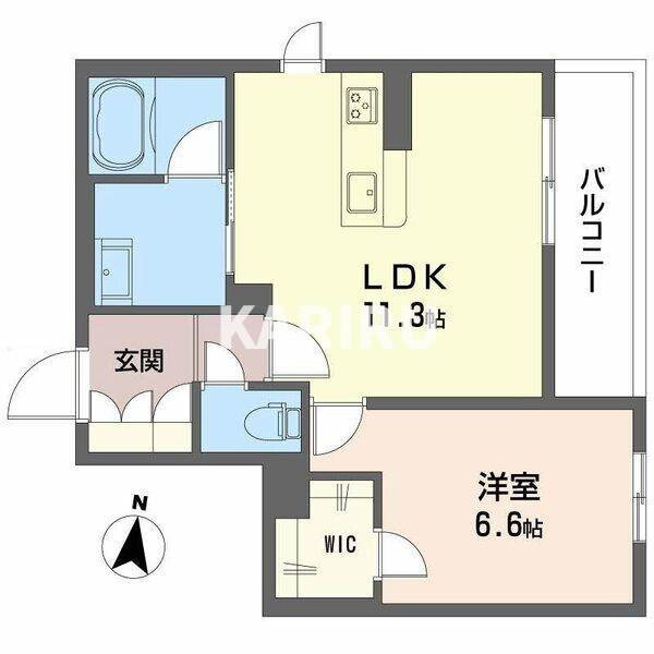 シャーメゾン ボナンザの間取り