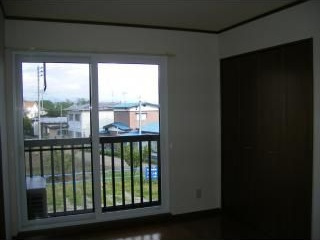 アップルヴィレッジU棟のバルコニー