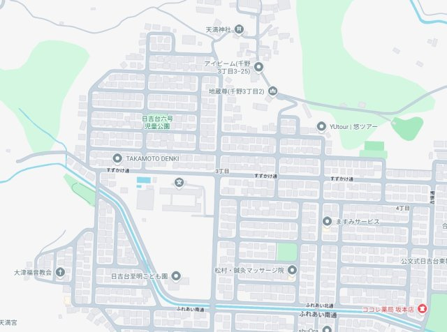 現地説明会開催　大津市日吉台　第4期　新築一戸建ての地図