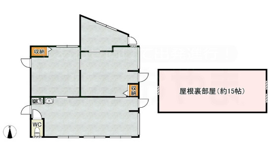 高雄3号線事務所の区画図