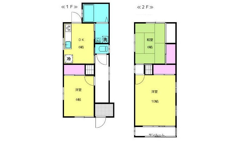 佐伯区坪井２丁目の間取り