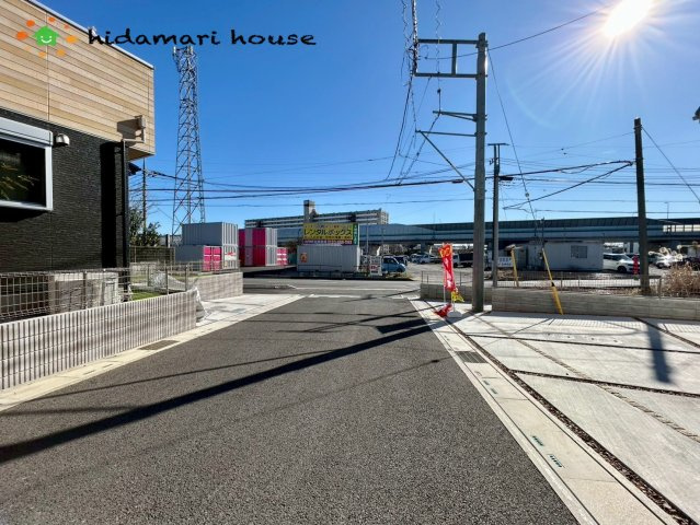 西区高木　新築戸建　Cの前面道路含む現地写真