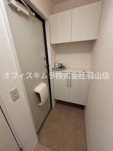 コンフォール・ヴィラＡ棟の玄関