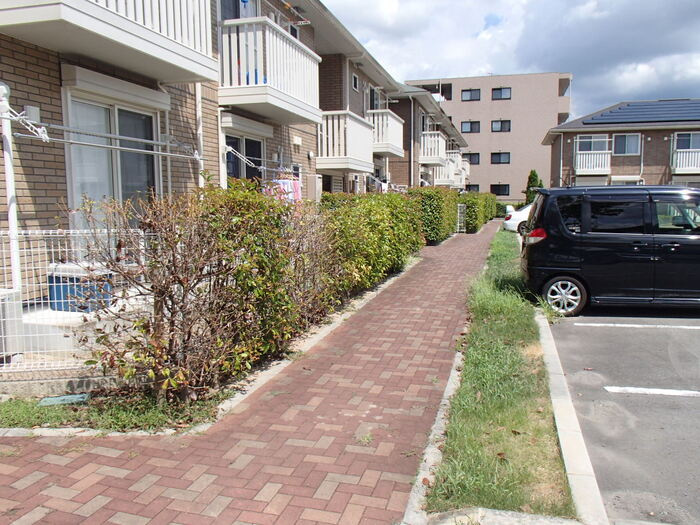 コンフォール・ヴィラＡ棟のエントランス