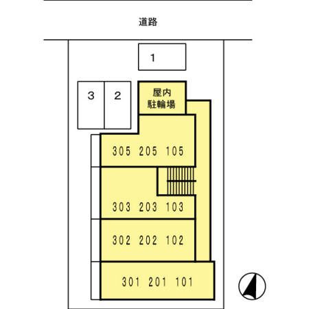ボヌール本山中町の区画図