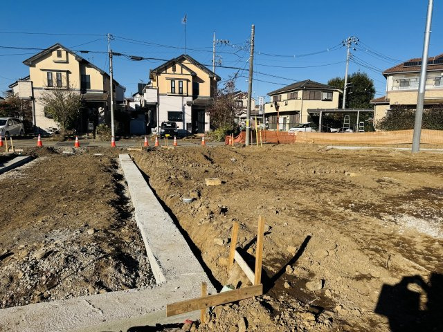 八王子市　上壱分方町　建築条件無し売地　第２期の前面道路含む現地写真|～5ｍ道路に面しています～