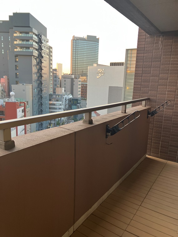 レグノ・フォルテ二番町のバルコニー