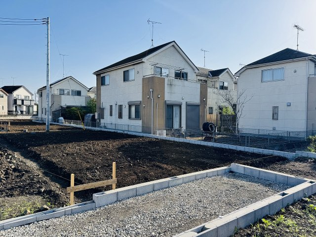八王子市　上壱分方町　建築条件無し売地　第２期の前面道路含む現地写真|～５ｍ道路に接しています～