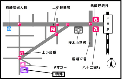 【地図】 | ルネ大宮パークステイツ