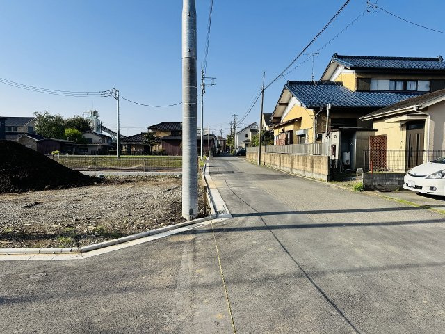 八王子市　上壱分方町　建築条件無し売地　第２期の前面道路含む現地写真|～５ｍ道路に接しています～