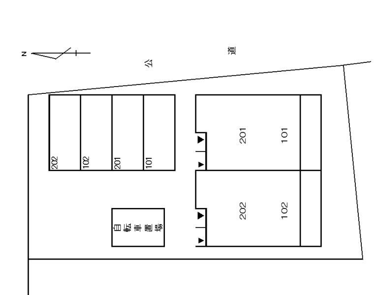 ファミリエ－ルの区画図
