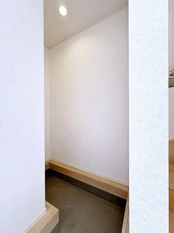 新築戸建・新築建売　福島市飯坂町湯野第7　湯野小・西根中の収納|土間収納付きなのでベビーカーやカー用品などの収納にも便利です！