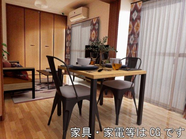 【居間・リビング】 | グランコートビワコ | こちらのリビングで趣味の時間をお楽しみください