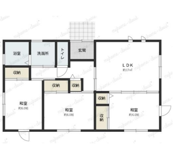 【間取り】 | 間取りは3LDKになります。