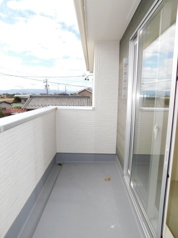 稲沢市梅須賀町西北切の新築一戸建のバルコニー|◇バルコニー◇　　南面で陽当り良好なワイドバルコニー♪