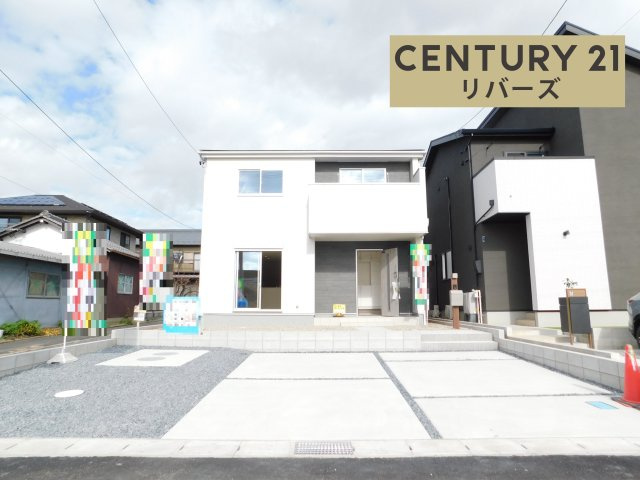 稲沢市梅須賀町西北切の新築一戸建の外観|◇限定１棟◇　　新価格！！いつでもご案内出来ます♪（お問合せ当日、平日、水曜、夜間でもＯＫ）　南向き！　敷地５０坪超！　駐車並列３台ＯＫ　南面に広い庭付き♪　収納豊富なプラン！