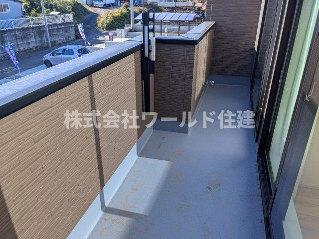 入間市仏子5期のバルコニー