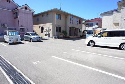 【駐車場】 | サニーハイツ | 駐輪場