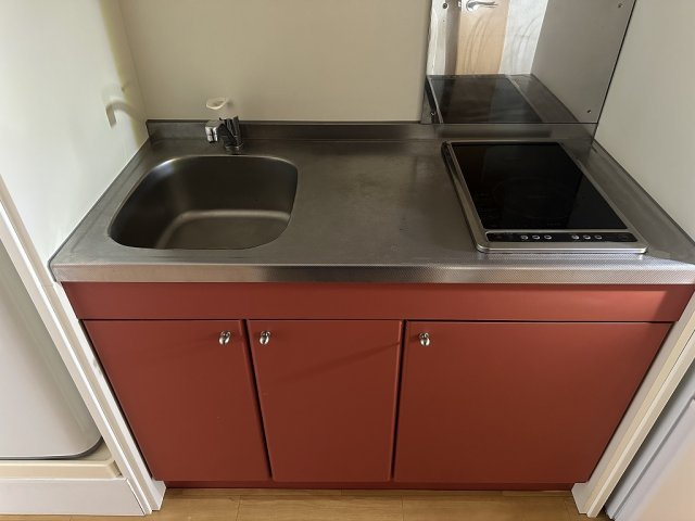 レオパレス中今泉のキッチン|キッチンでお料理をお楽しみください