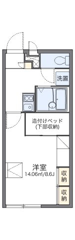 レオパレスサンライズの間取り