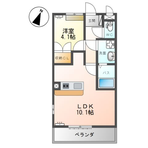 ルミエールユウの間取り