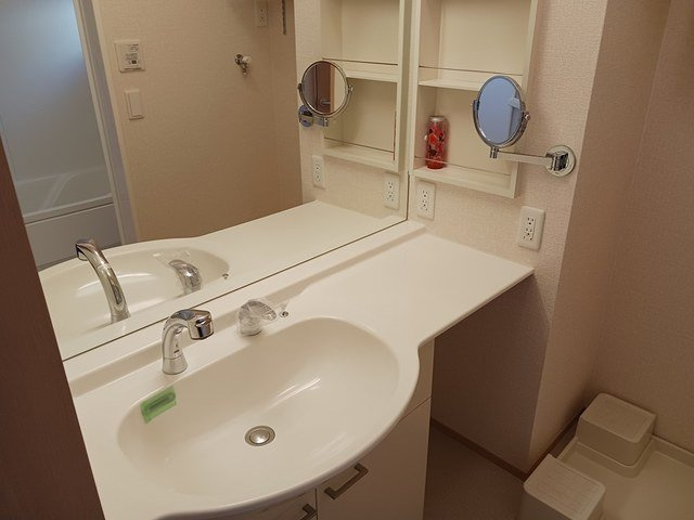 ステラコートの洗面所|スペースが確保できる洗面所です