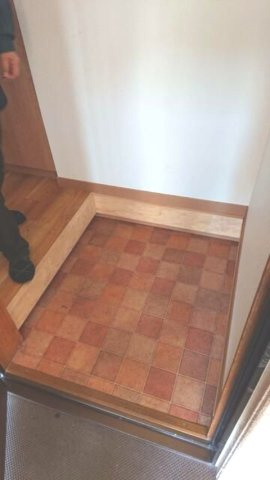 コーポ小西の玄関|明るい玄関です