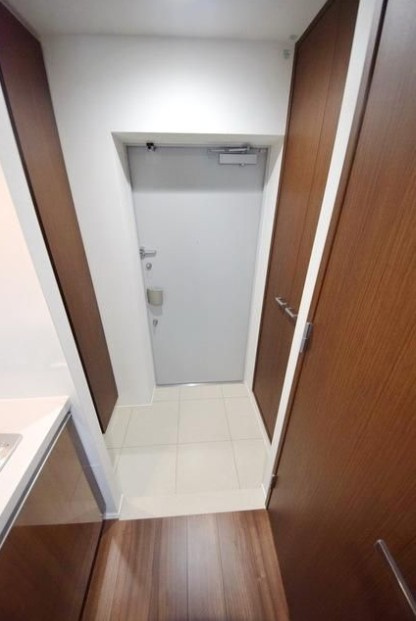 ライジングプレイス綾瀬の玄関