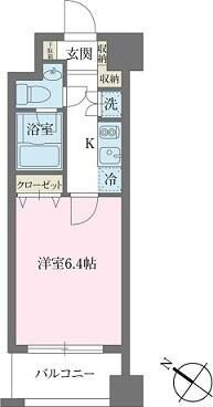 ＫＤＸレジデンス森下千歳の間取り
