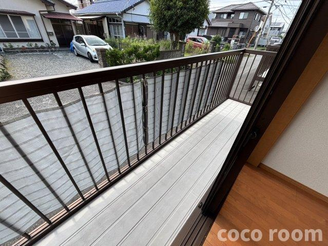 ハイツボヌールのバルコニー