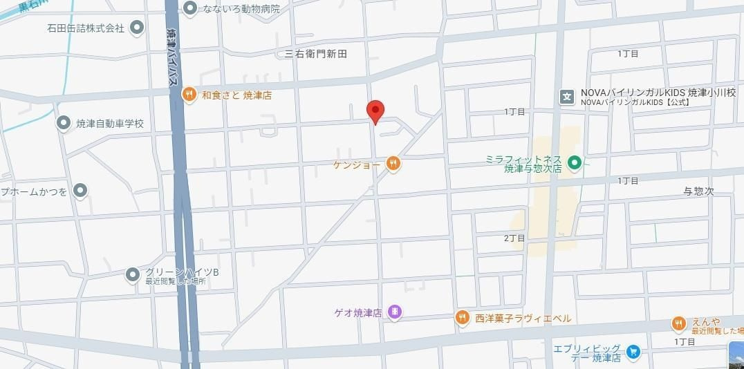 ハイツボヌールの地図