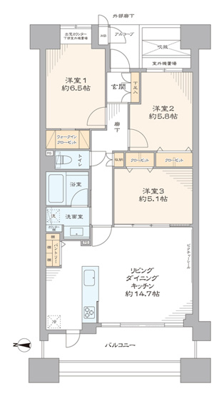 【間取り】 | 〇●サーパス小田原本町●〇
