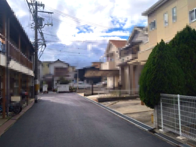 【前面道路含む現地写真】 | 泉大津市末広町1丁目　中古戸建 | ぜひ一度、現地をご覧ください。物件に関するお問い合わせはお気軽にどうぞ。