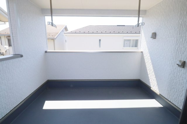 郡山市昭和1丁目第9　　　１号棟　　　芳賀小学校、郡山第４中学区のバルコニー