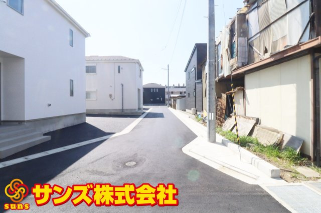 郡山市昭和1丁目第9　　　１号棟　　　芳賀小学校、郡山第４中学区の外観|西側前面道路