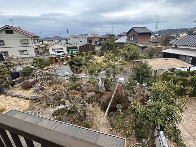玉野市山田の展望|2階ベランダからの眺望