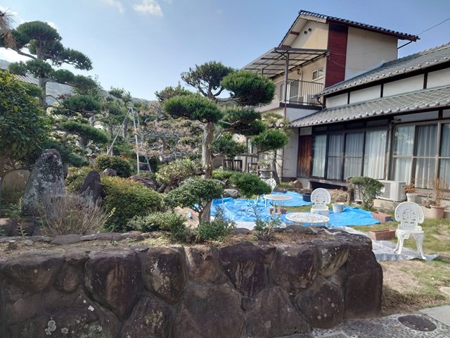玉野市山田の庭