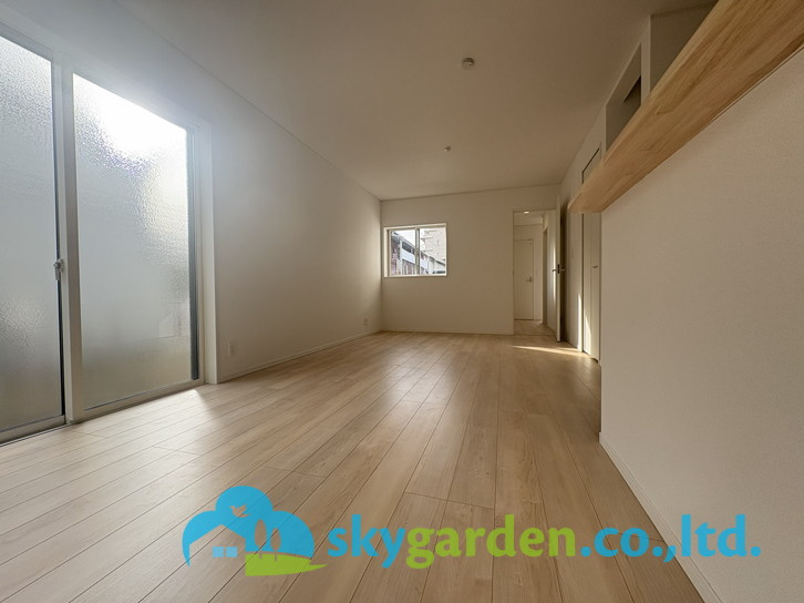 茅ヶ崎市南湖第18　新築戸建　全2棟1号棟の居間・リビング