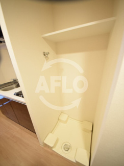 【洗面所】 | ララプレイス難波メティス | ララプレイス難波メティス　室内洗濯機置き場