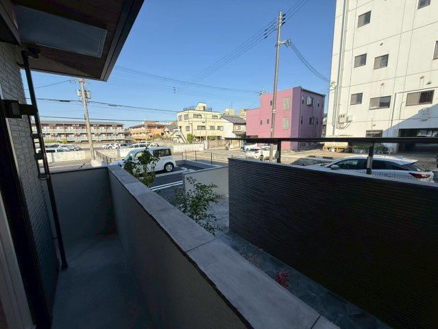 カサ・リチェルのバルコニー