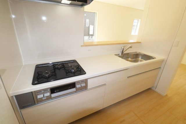 郡山市昭和1丁目第9　　　2号棟　　　芳賀小学校、郡山第４中学区のキッチン